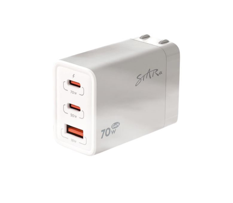 STAR 氮化鎵70W超快速充電器