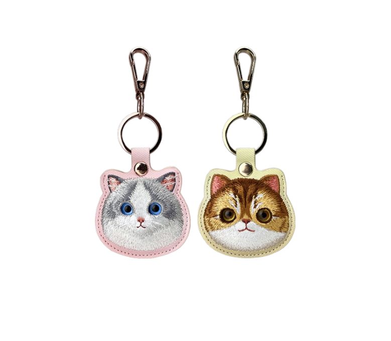 NIMMY 動物立體刺繡鑰匙扣